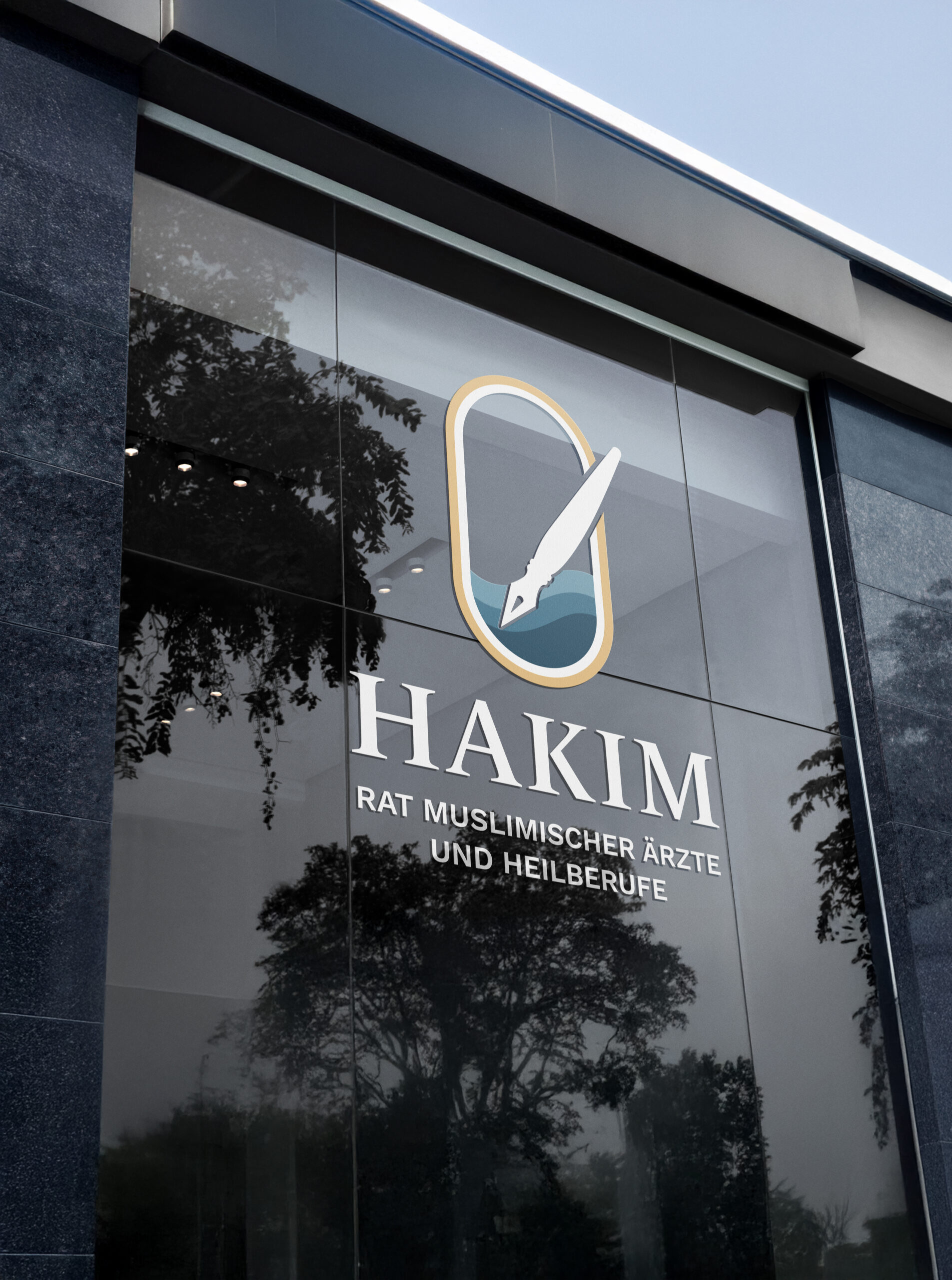 HAKIM Logo vitray pencere